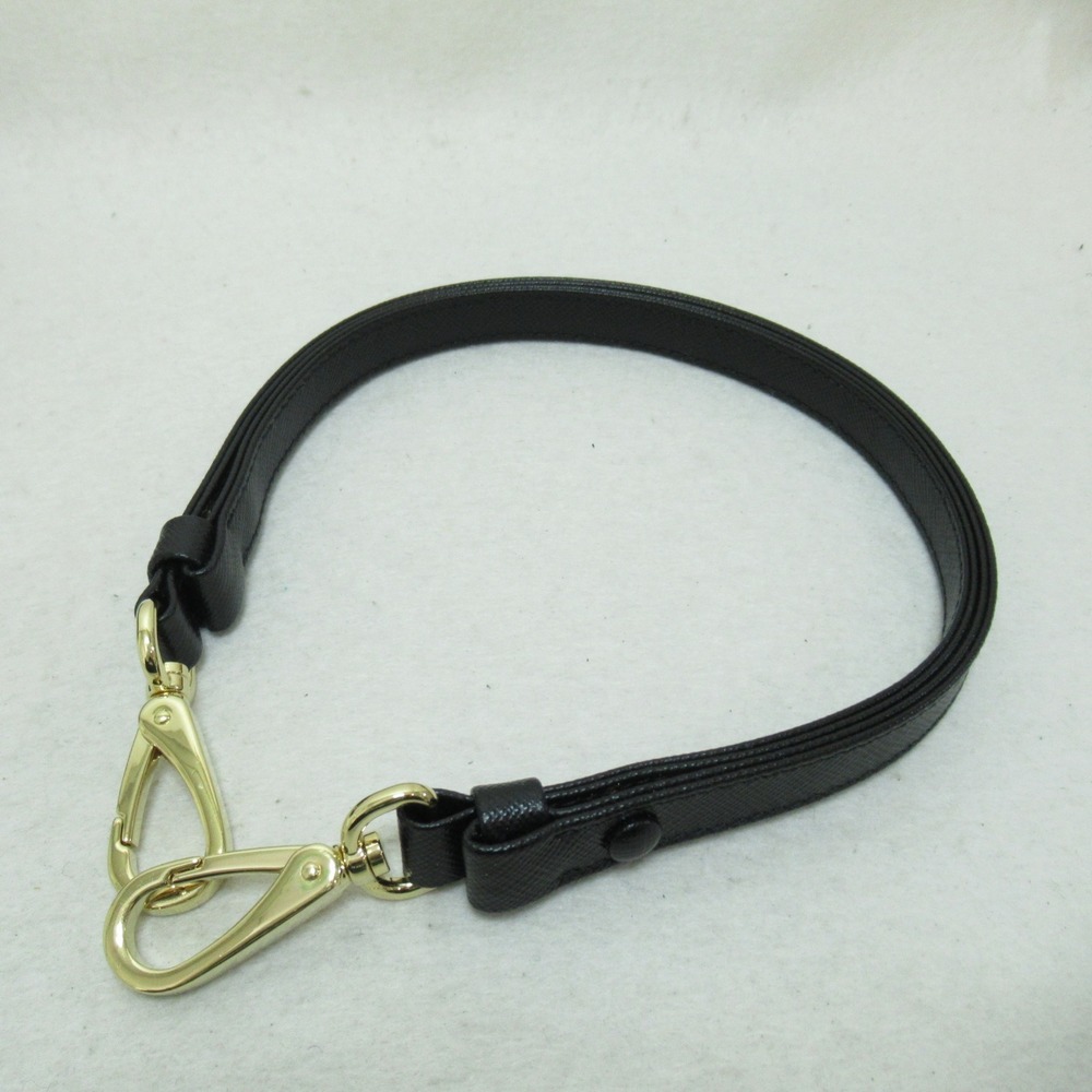 PRADA Shoulder bag with chain Black Safiano leather 1BC543VDOZNZVF0002 - Picture 9 of 9